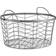 Gift Decor Metal Round Basket 40cm 3pcs