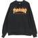 Thrasher Magazine Flame Logo Hoody - Black