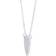 Gucci Trademark Heart Necklace - Silver