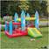 Home Deluxe Inflatable Bouncy Castle with Slide & Ball Pit