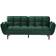 Playboy 3-Seater Green Sofa 3-Sitzer