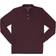 French Toast Toddler Boy's Long Sleeve Pique Polo - Burgundy