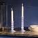 Hay Wavy Candlestick 14cm