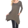 White Mark Women's Makayla Tunic Top - Olive