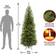 National Tree Company Kingswood Fir Pencil Hinged Artificial Christmas Tree 84"