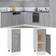vidaXL Armoire De Plancher À Tiroir Sonoma Gris 30 x 46 x 81.5 cm Commode