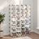 vidaXL transparent, 93 PP Hallway Organiser Skohylle