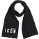 DSquared2 Men's Be Icon Scarf - Black/White