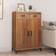 vidaXL Scarpiera 75x40x110 cm Legno Massello di Pino Portascarpe 110x110cm