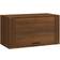 vidaXL Scarpiera A Muro Rovere Marrone 70x35x38 cm Legno Massello Pino Portascarpe
