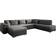 Scandinavian Choice living area with bed Sofa 348cm