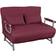 VCM Sofaseng Til Studieboligen Eller Gæsteværelset 95 x 127 x 78 cm Bordeaux-Rød Sofa
