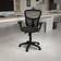 Flash Furniture HL-0001T-GG Mid-Back Transparent Office Chair