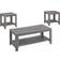 Monarch Specialties Transitional Living Room Grey Coffee Table 17x42" 3