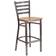 Flash Furniture Hercules Series Clear Coated Ladder Bar Stool