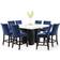 Steve Silver Camila Marble Top Dining Set