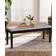 Baxton Studio Teresa Collection RH037-GREY/DARK BROWN-DINING Settee Bench