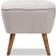 Baxton Studio Ottomans Greyish Pouffe