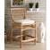 Baxton Studio & White/Natural Bar Stool