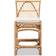 Baxton Studio & White/Natural Bar Stool