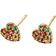 Sif Jakobs Caro Earrings - Gold/Zircon