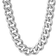 Curb Chain Necklace - Silver