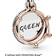 Pandora Queen & Regal Crown Dangle Charm - Silver/Rose Gold