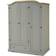 Mercers Furniture Corona Grey Wax Wardrobe 150x190cm