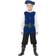 Smiffys Tudor jongen kostuum Royal Blue Maatkeuze: Maat