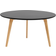 Beliani Schwarz 80 cm MDF-Platte Holz Couchtisch
