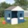 vidaXL Playhouse with Lockable Door & Flower Boxes