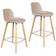 Zuiver Albert Kuip, Taupe Barstol