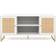 Nathan James Mina White/Gold TV Bench 47x22"