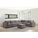 Contemporary Home Living Madison Sofa 157" 7 6 Seater