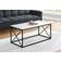 Monarch Specialties X-Shape Side Coffee Table