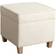 HomePop Cole Classics Square Pouffe