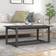 vidaXL Grey, 110 Solid Pine Coffee Table
