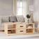 vidaXL 100x50x41 massivt Soffbord