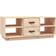 vidaXL Brown Solid Wood Pine Sofabord 50x100cm