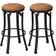 Homcom Set 2 Cloth Bar Stool 2pcs