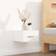 vidaXL Wall-mounted Bedside Table