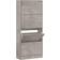 vidaXL Concrete grey Shoe Rack