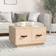 vidaXL Brown Solid Wood Pine Coffee Table