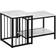 Homcom Modern White Coffee Table 52x45cm 2pcs