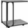 vidaXL d'appoint À roues Sonoma Gris 50x35x55.5 cm Table Basse