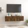 vidaXL Tv-Skabe 2 Stk 60 x 30 x 30 cm Konstrueret Træ Røget Egetræ TV-bord
