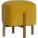 Artisan Footstool Mustard Velvet Repose-pied