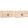 vidaXL Armoires Murales 2 pcs 60x30x30 cm Bois de Pin Massif Meuble Mural