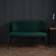 LPD Furniture Leeds Plywood Zara Green Settee Bench 121x81cm