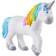 Haba 305595 305595-Little Friends – Einhorn Ruby Rainbow, Spielfigur 3 Jahren Toy Figure, Colourful